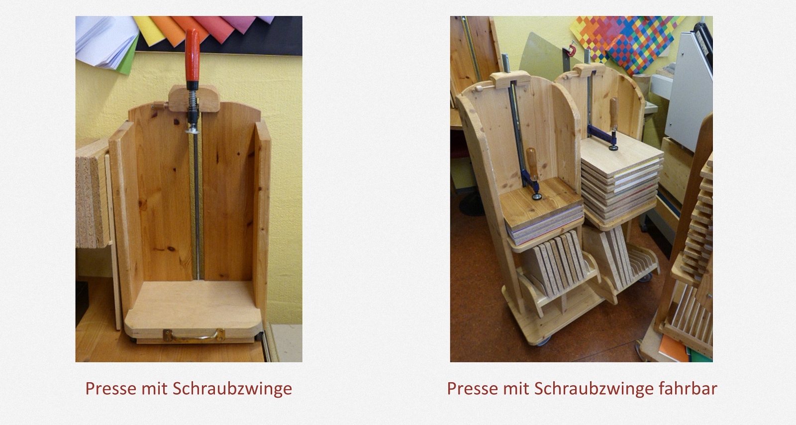 Schulhefte pressen Karl-Schubert-Werkstätten – Filderstadt Papierwerkstatt Entwickler: Hans Martin Nüssle