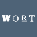 Icon-Wortfeld: Das Bild zeigt das Wort „WORT“ in Großbuchstaben auf einem strukturierten blaugrauen Hintergrund.